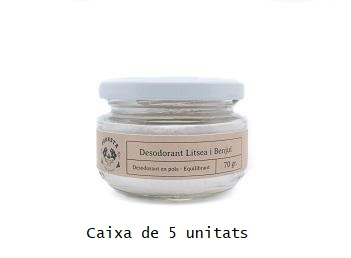Caixa de desodorants en pols (5 u.)