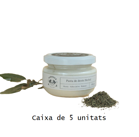Caixa de pastes de dents herbals (5 u.)