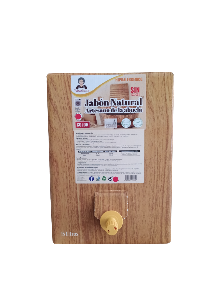 Detergent artesanal roba color - Jabón de la abuela color (15L)