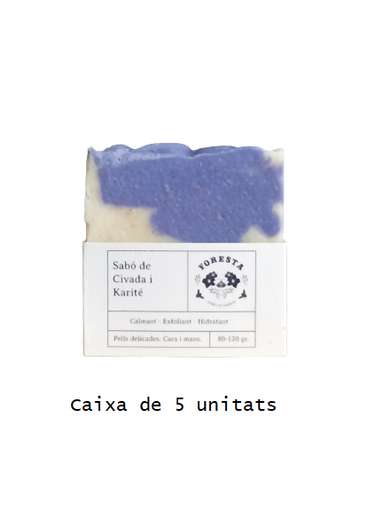 [FOR117] Caixa de sabons de civada i karité (5 u.)