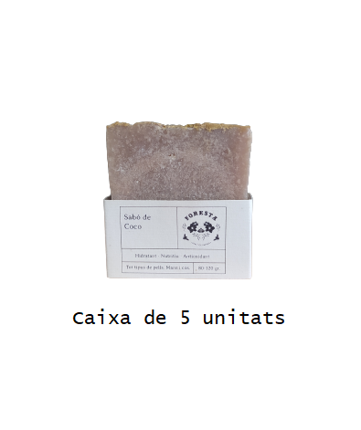 [FOR121] Caixa de sabons de coco (5 u.)
