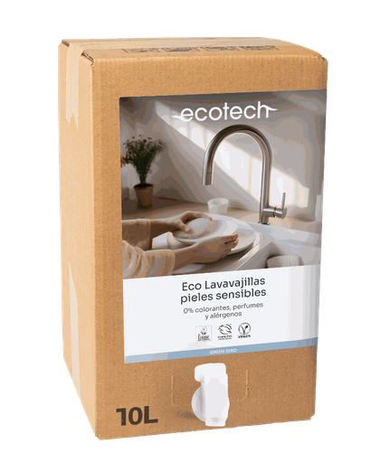 [END554] Rentavaixelles manual per a pells sensibles - Greenzero (10L)